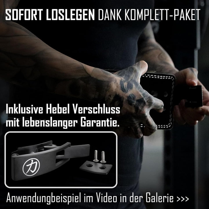 Strength Shop 13mm Lever Belt Gewichthebergürtel + Hebelschnalle, IPF-Zertifiziert für Wettkampf &amp; C