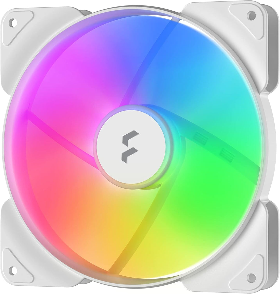 Fractal Design Aspect 14 PWM RGB Ventilator 140 mm Weiss 1000 RPM - Leise Kühlung mit Effizienter Te