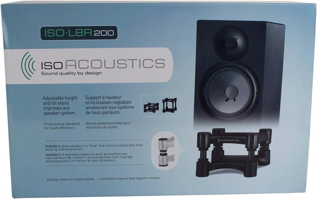 IsoAcoustics ISO-L8R 200 Studio Speaker Stand, ISO-L8R 200