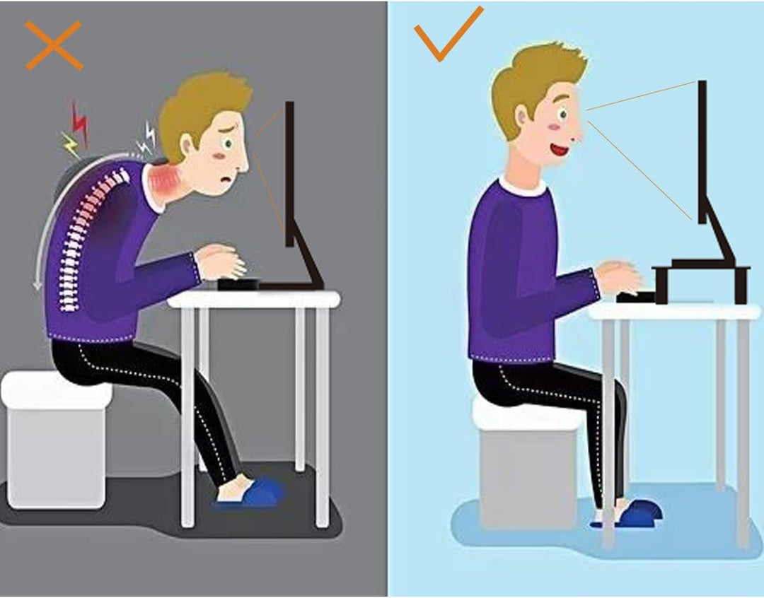 Hemudu Triangle Monitorständer, ergonomischer Laptopständer, Bildschirmerhöhung Bildschirmständer fü