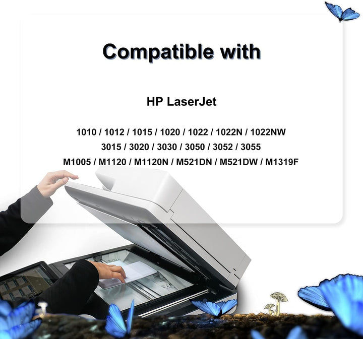 LOSMANN 2X Toner Kompatibel für Q2612A 12A FX9 FX10 CAN703 für HP LaserJet 1010 1012 1015 1018 1020