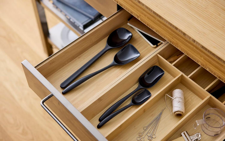 Rosti Classic Kochlöffel Set 4-Teilig, Hochwertiges Küchenhelfer Set mit 3 Kochlöffel &amp; 1 Backlöffel