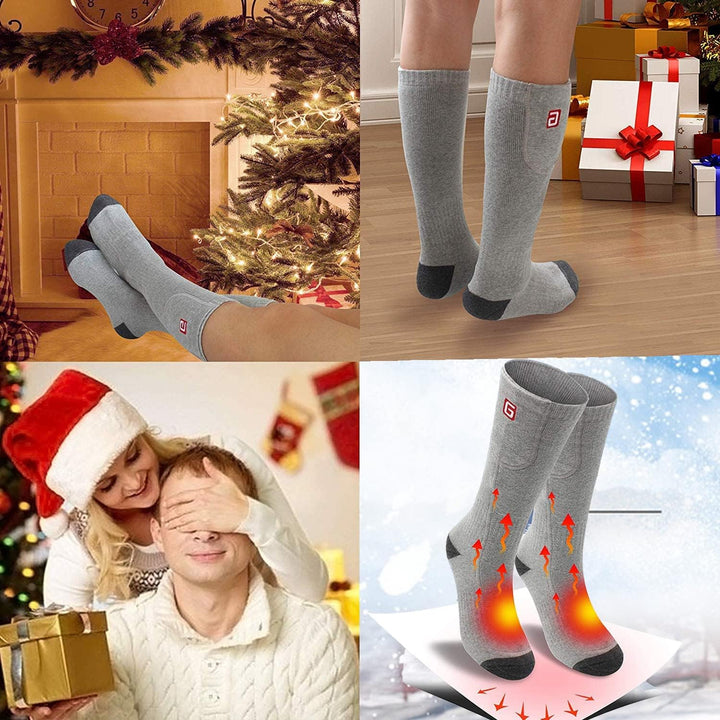 Svpro Beheizte Socken Herren Damen Wiederaufladbare mit Akku Elektrische Beheizbare Socken Winter Wa