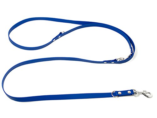 Mystique Biothane verstellbare Leine 19mm blau 300cm 300cm blau, 300cm blau