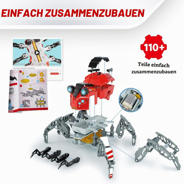 Xtrem Bots - Spider Bot | Roboter Kinder Ab 8 Jahre Oder Mehr | Roboter Kinder Einfach Und Lustig |