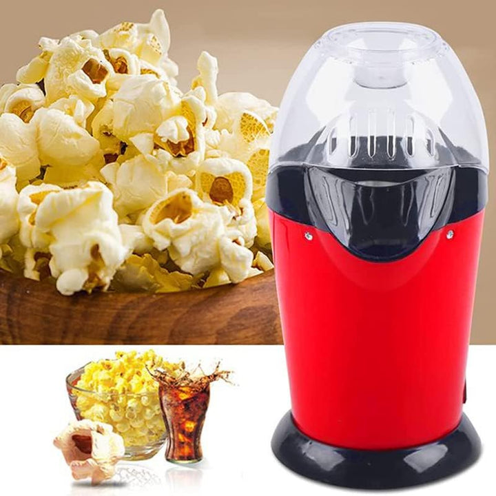 Retoo Popcornmaschine ohne Fett &amp; Öl 900 Watt, Heissluft Popcorn Maker, Gesunder Snack, Fettfrei &amp; Ö