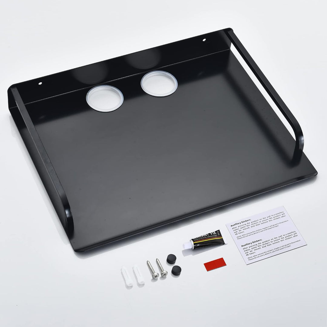 Projektor Regal, Multimedia Regal Wandregal für TV Box/Router/Kabel-Boxen/Hi-Fi Receiver/DVD-Player/