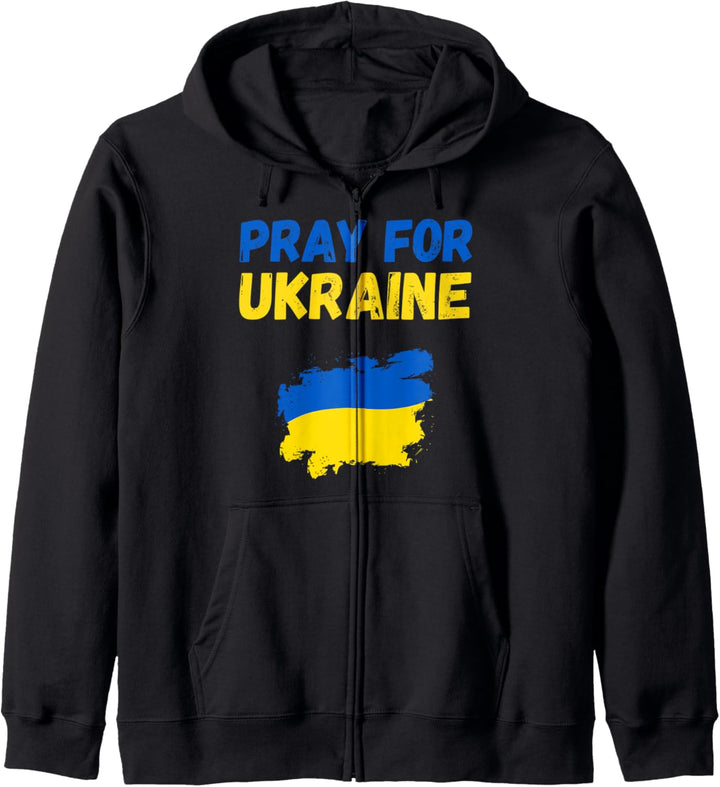 Kein Krieg in Europa I Ukraine Flagge | Bete für die Ukraine Kapuzenjacke