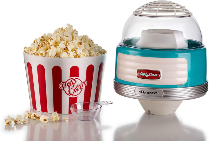Ariete 2956 Popcornmaschine, 1100 W, für 60 g Mais, Popcorn fertig in 2 Minuten, Rot