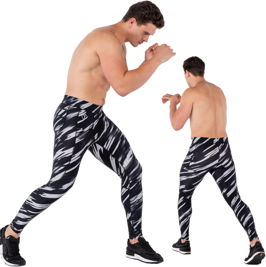 Kapow Meggings Performance Range – Herren Sportleggings mit Taschen: Lang, Perfekt für Sport wie Fit