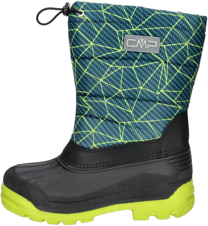 CMP Unisex Kinder Kids Sneewy Snowboots Walking Shoe 23 EU Deep Lake Acido, 23 EU Deep Lake Acido