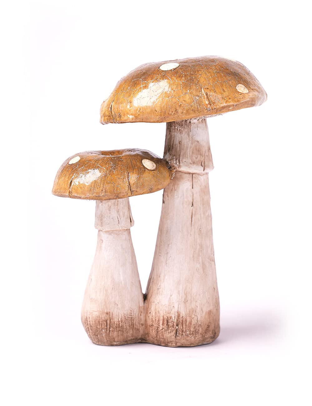 SEINHIJO Pilze Skulptur Dekor Modern Statue Garten Arts Wohnzimmer Kunst Keramik Geschenk 18cm 2pcs