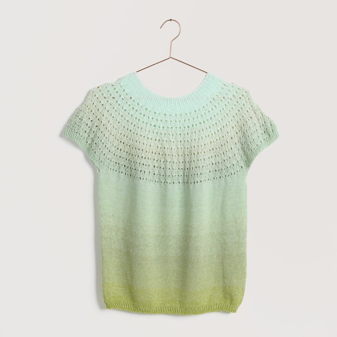 Rico Design Creative Cotton Dégradé Lucky 8 - Wolle zum Stricken und Häkeln - 200g, 800m (Aloe - 027