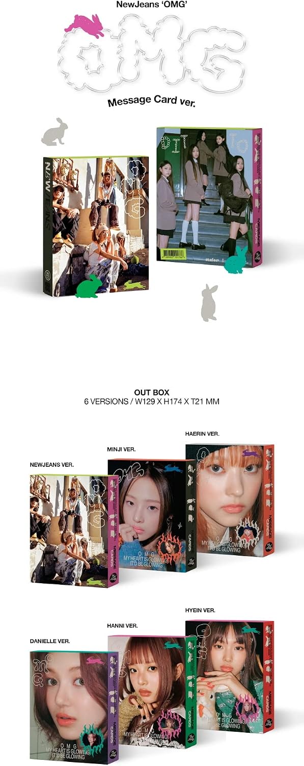 NewJeans - OMG [Message Card ver.] 1st Single Album+Store Gift (DANIELLE ver.), Danielle Ver.
