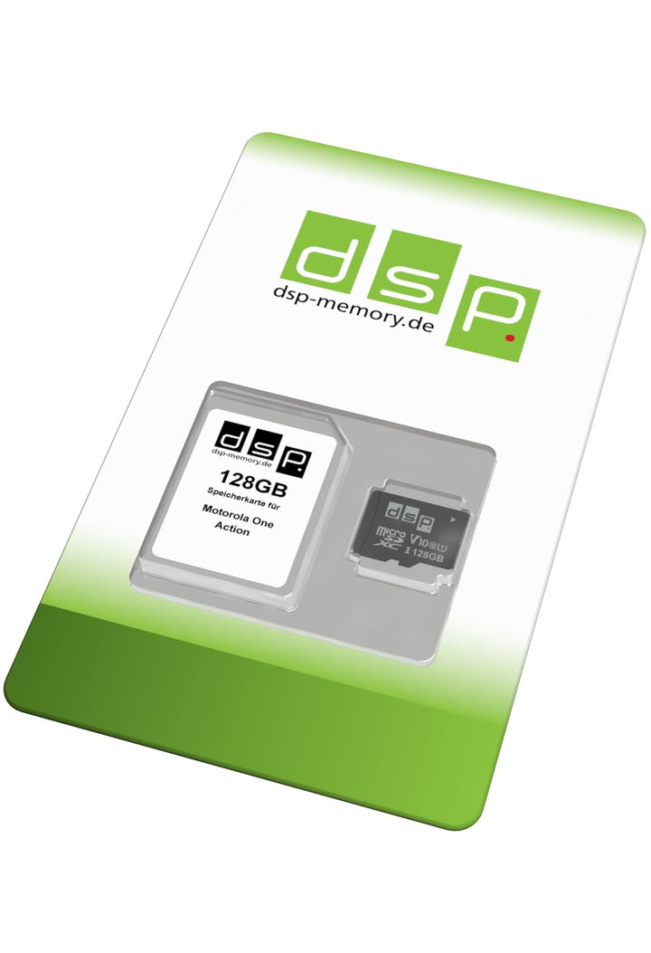 128GB microSDXC Speicherkarte (Class 10) für Motorola One Action 128GB Class 10, 128GB Class 10