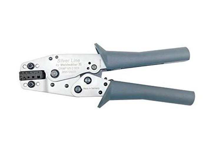 Silver Line by Weidmüller Crimpwerkzeug 6/5 Z GER (Arbeitsbereich 0,25 – 6,0 mm², mit Entriegelungsm