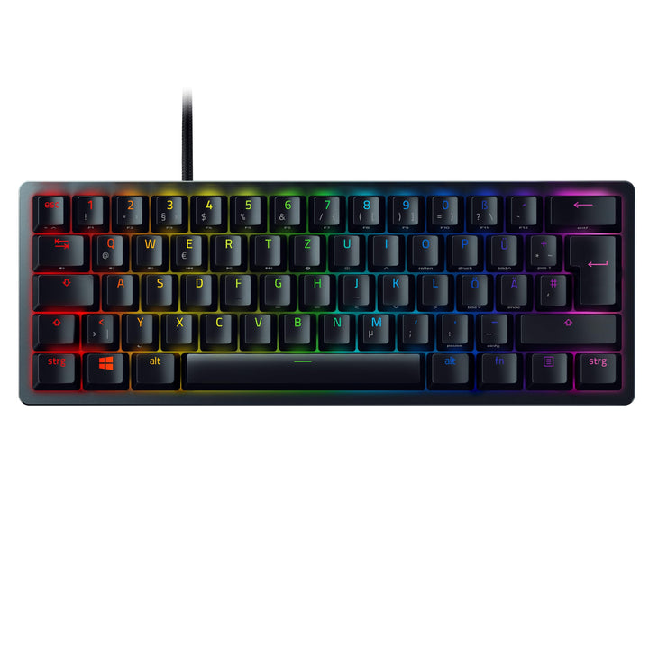 Razer Huntsman Mini (Purple Switch) - Kompakte 60% Gaming Tastatur (Klickende Optisch-Mechanische Sw
