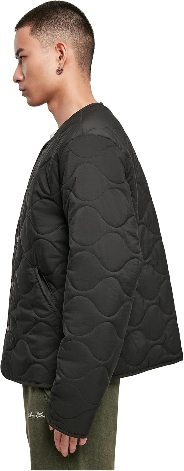 Urban Classics Herren Liner Jacket L Schwarz, L Schwarz