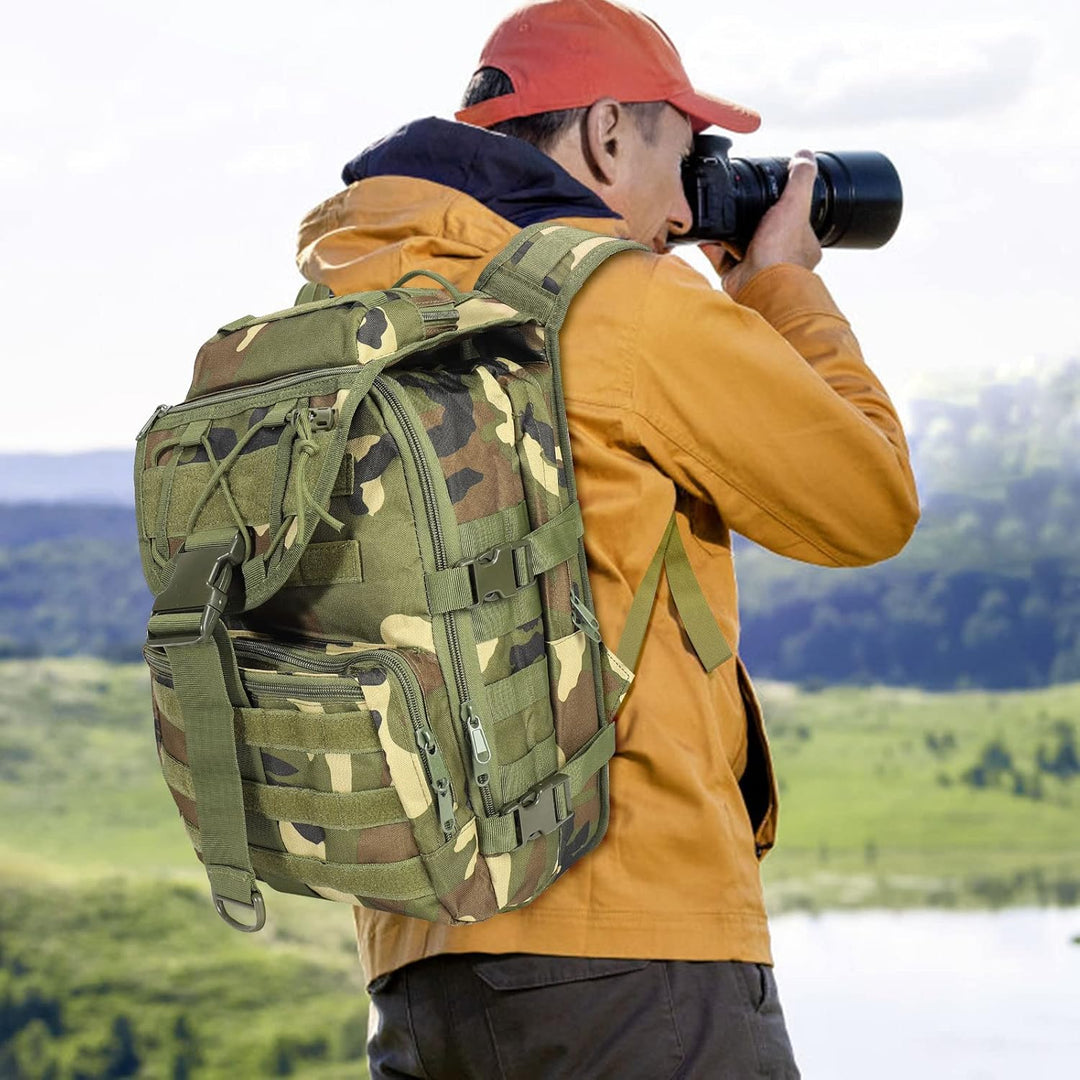 SHANNA Militärrucksack 35L/50L Armee Rucksack Molle, Hohe Kapazität Trekkingrucksack Wanderrucksäcke