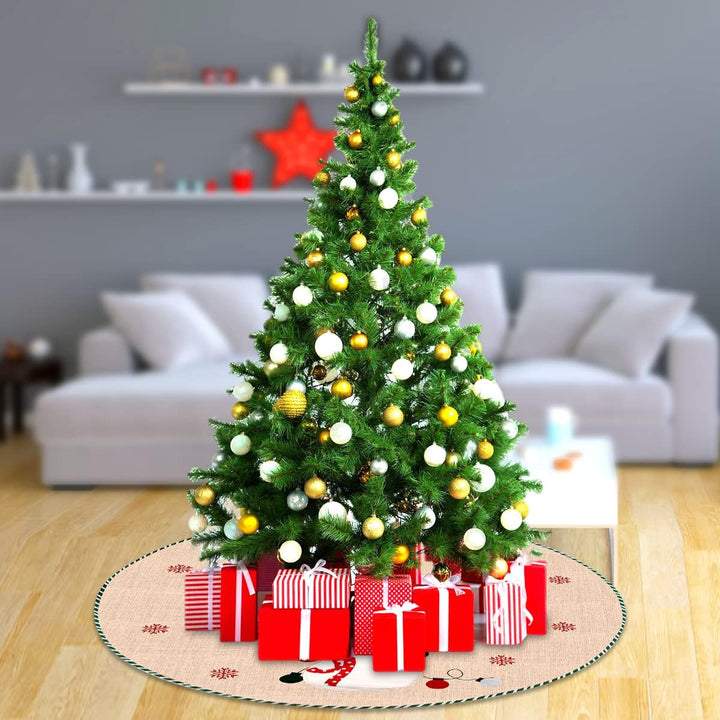 Weihnachtsbaum Röcke, Christbaumständer Teppich, Weihnachtsbaumdecke Rund, Christbaumdecke, Baumdeck