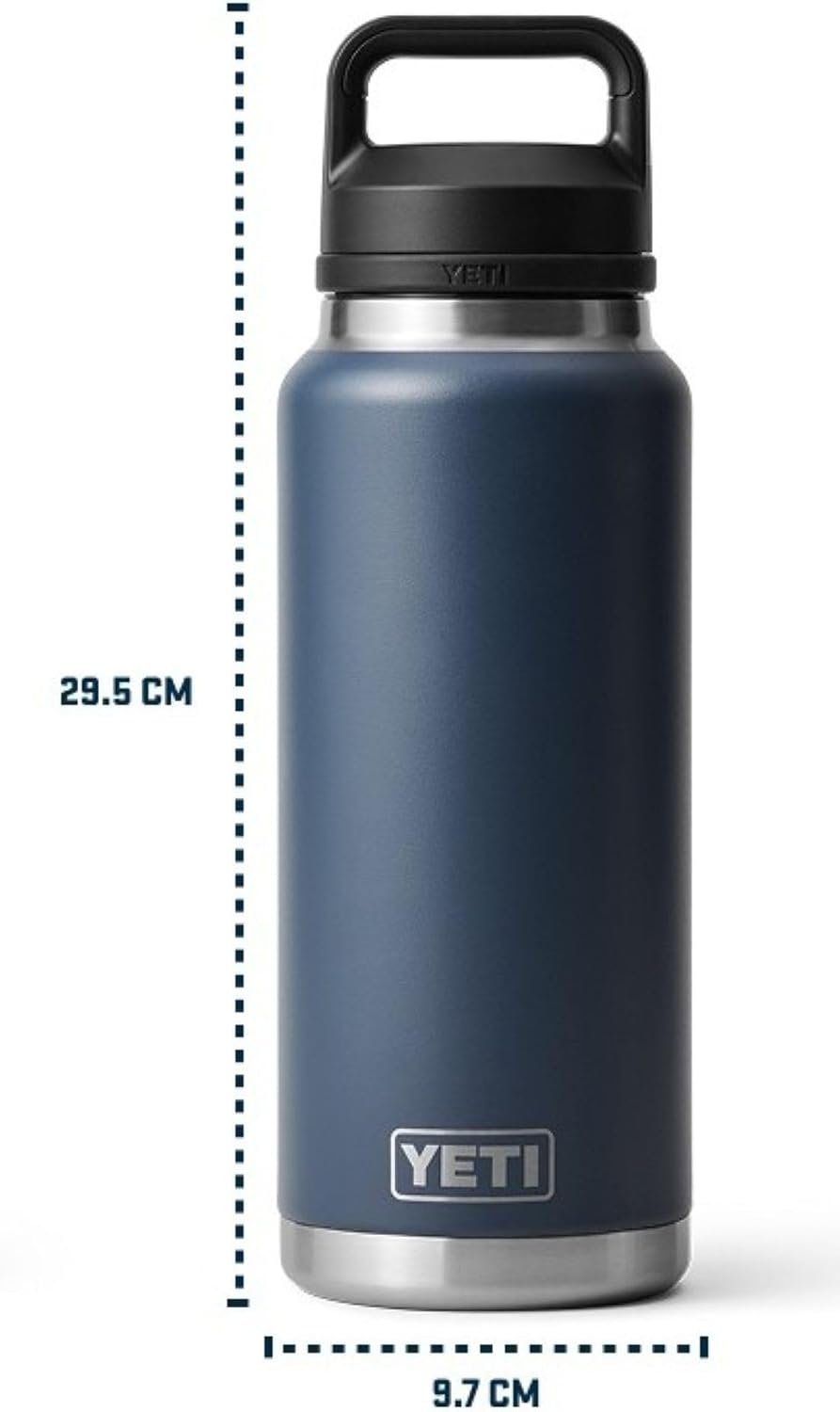 YETI Rambler Flasche Mit Chug-Verschluss, Black Forest Green, 36 oz (1 L), Black Forest Green