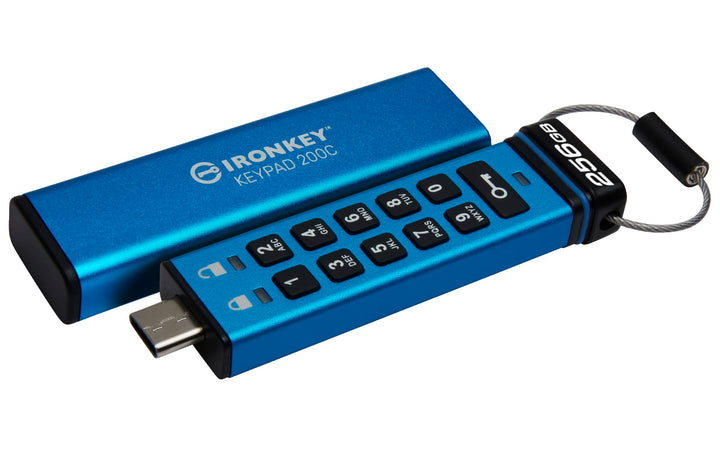 Kingston IronKey Keypad 200 Typ-C Hardware-verschlüsselter USB-Stick FIPS 140-3 Level 3 (ausstehend)