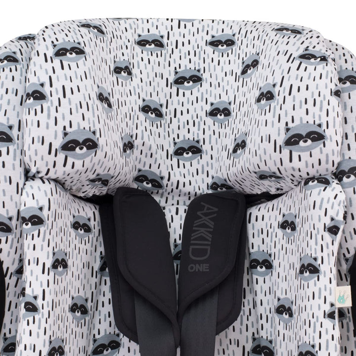 JYOKO KIDS Bezug für Autositz kompatibel mit Axkid One (Raccoon), Raccoon