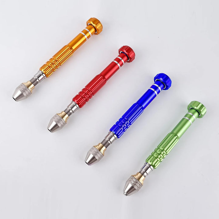 Präzision Handbohrer Pin Vise Werkzeuge für Giessharz Bohren, Modellbau, Bastelarbeiten, Resin Schmu