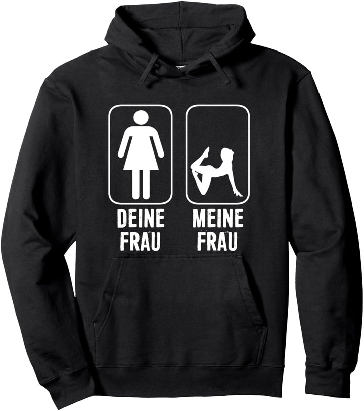 Yoga Sport Gymnastik Deine Frau Meine Frau Geschenk Pullover Hoodie