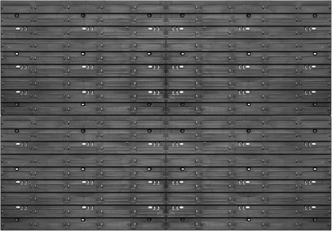 botle Lagersystem Wandregal 1152 x 780 mm | Stapelboxen Schüttenregal Sichtlagerkästen | Extra Stark