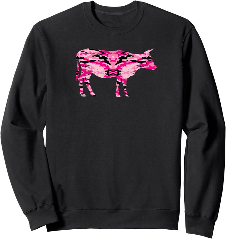Landwirt Rinder Kuh Motiv mit Spruch für Bauern Sweatshirt