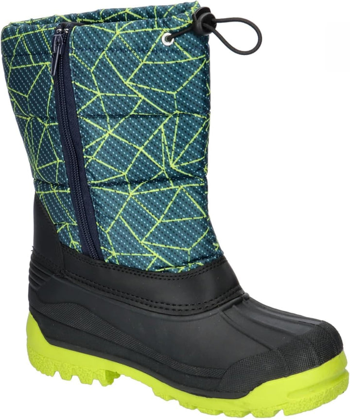 CMP Unisex Kinder Kids Sneewy Snowboots Walking Shoe 23 EU Deep Lake Acido, 23 EU Deep Lake Acido