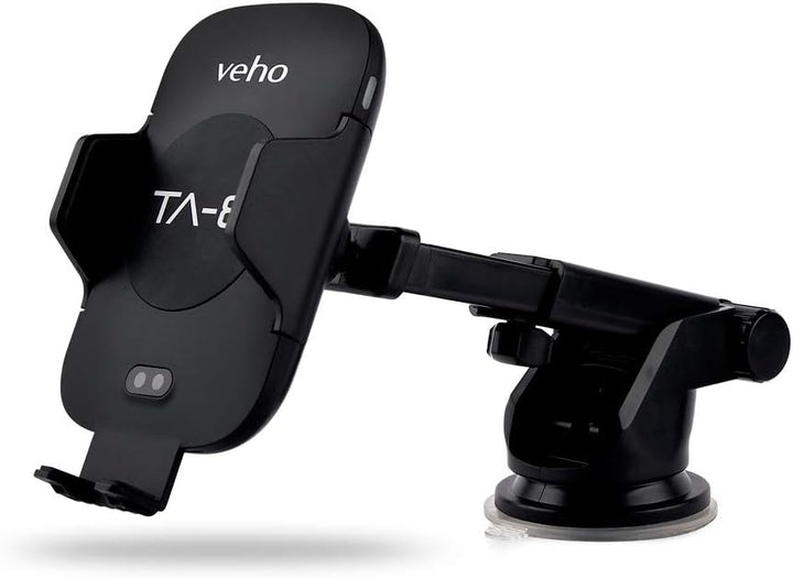 Veho TA-8 Universal-Smartphone-Halterung / -Halter mit drahtloser Qi-Aufladung | Automatische Erkenn