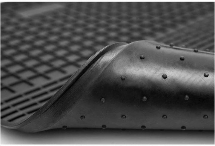 Fussmatten Vorne, Hinten 4er Set für Skoda Fabia 1 6Y 1999-2007 Gummi Gumiimatten, Vorne, Hinten