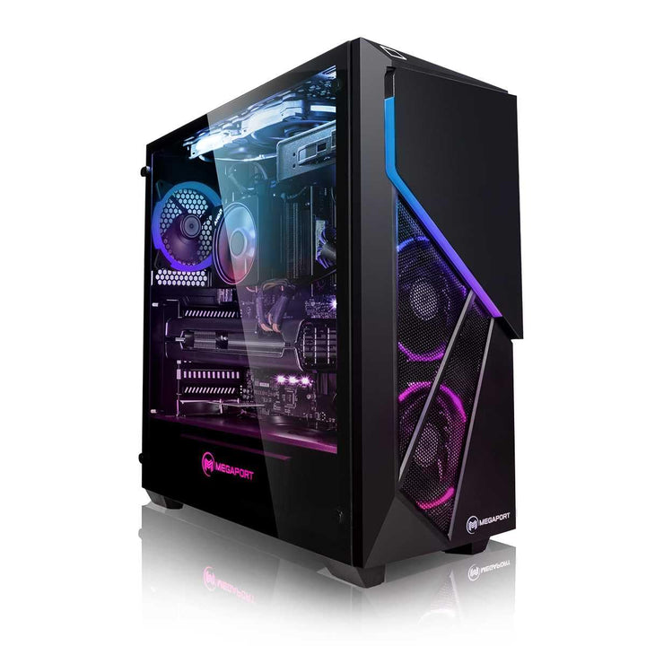 Megaport Gaming PC AMD Ryzen 7 5700X • GeForce RTX 4060Ti 16GB • 32GB DDR4 • 1000GB M.2 SSD • OHNE B