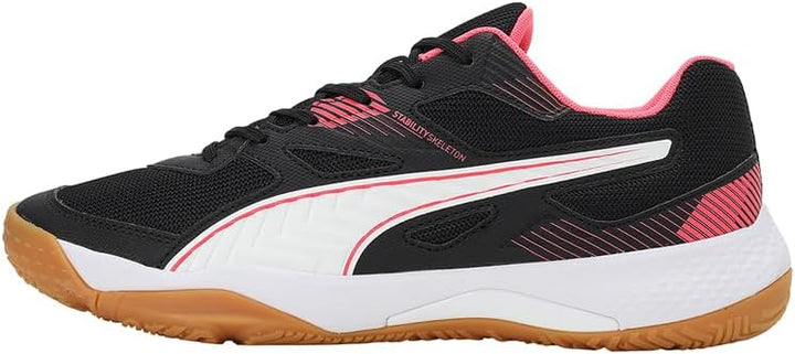 Puma Herren Solarflash IiIndoor Court Shoe 40 EU Puma Black Fire Orchid Puma White Gum, 40 EU Puma B
