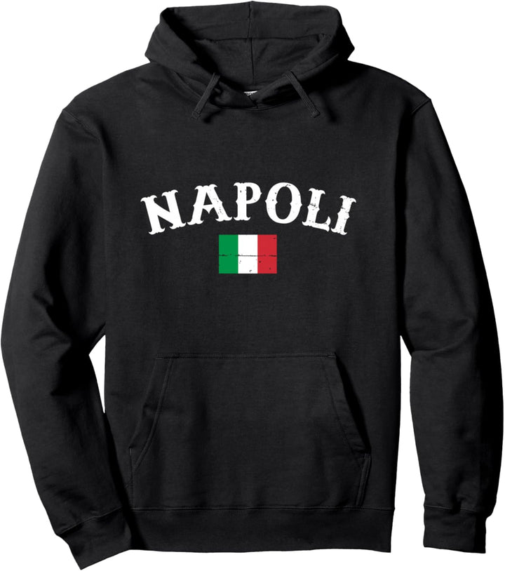 Napoli Vintage Italien Italienische Flagge Italiener Pullover Hoodie