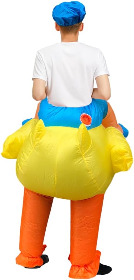JASHKE Aufblasbares Kostüm Entenkostüme Aufblasbare Halloween Kostüme für Erwachsene