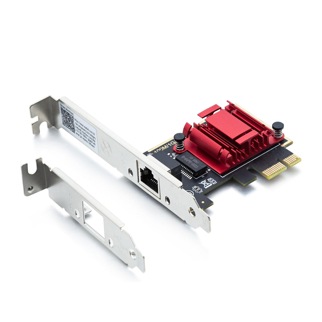 10Gtek® 2500/1000/100Mbps NIC PCIe Netzwerkadapter PCIe Gigabit Ethernet Karte, Single RJ-45 Port, m