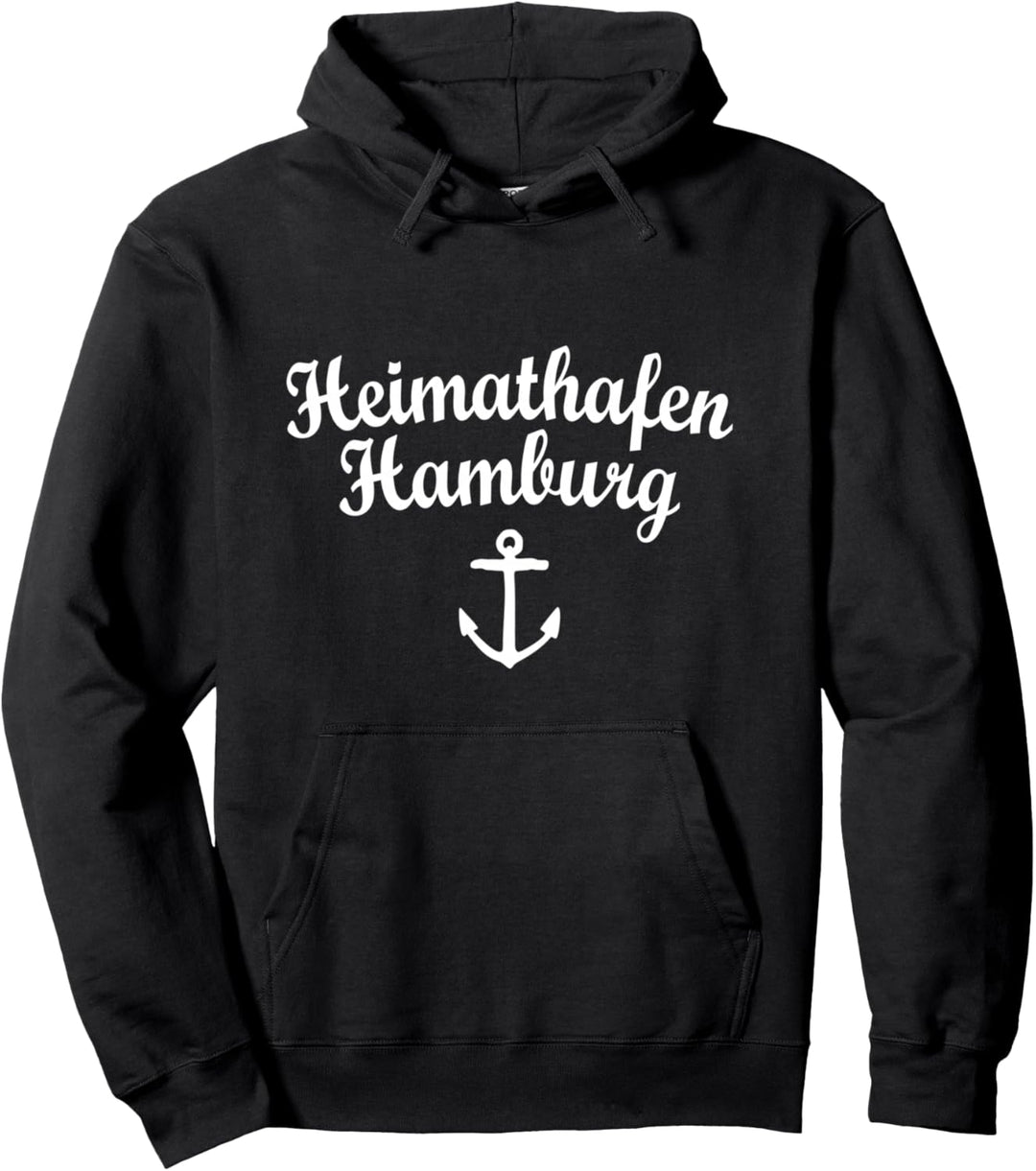 Heimathafen Hamburg (Weiss) Hamburg Pullover Hoodie