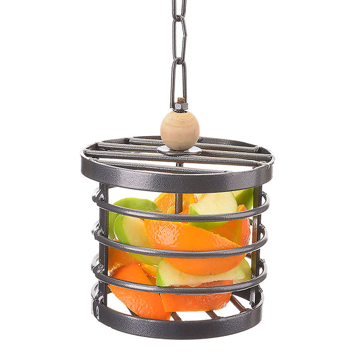 Montana Cages Hängendes Metallkörbchen, 13 x 13 x 14,5 cm | Zum Befüllen, Foraging für Papageien