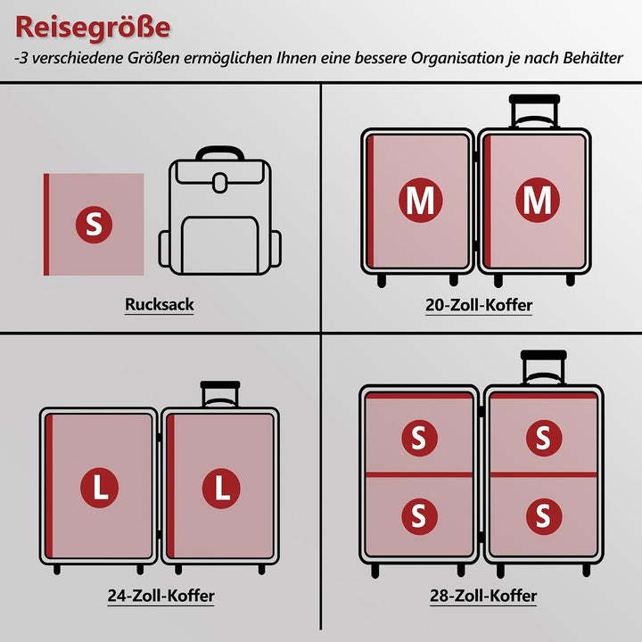 Reise-Vakuumbeutel für Kleidung mit wiederaufladbarer elektrischer Pumpe, Kompressions-Packwürfel, O