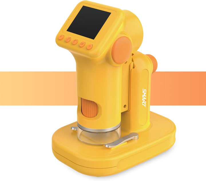 1600X Digitales Mikroskop für Kinder, 2-in-1 Kinder Mikroskop mit 2.0" HD-Bildschirm, inkl. 32GB SD-