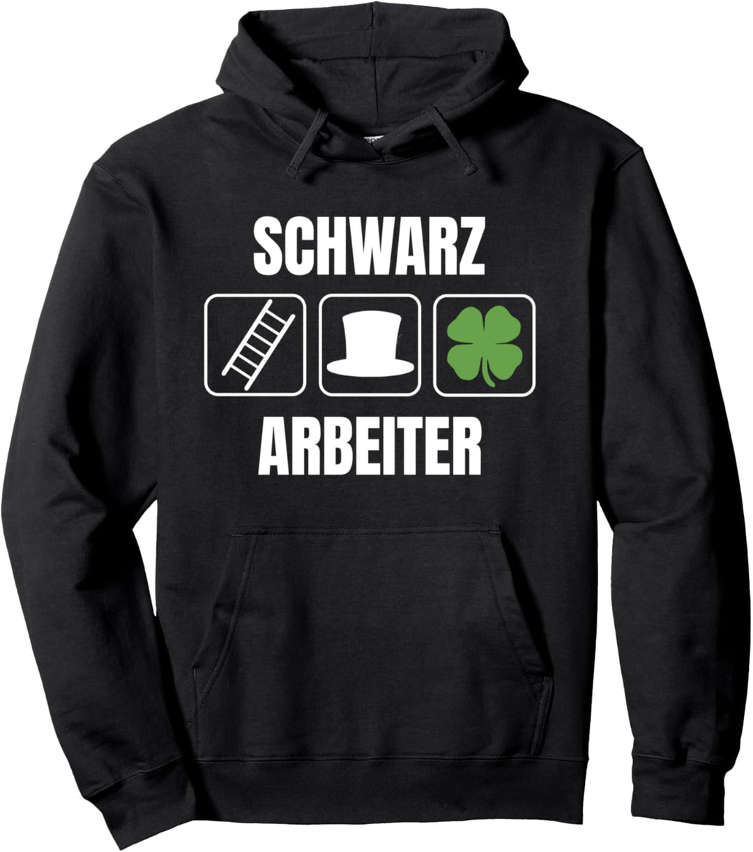 Schornsteinfeger Shirt Kaminkehrer Kleeblatt Herren Geschenk Pullover Hoodie