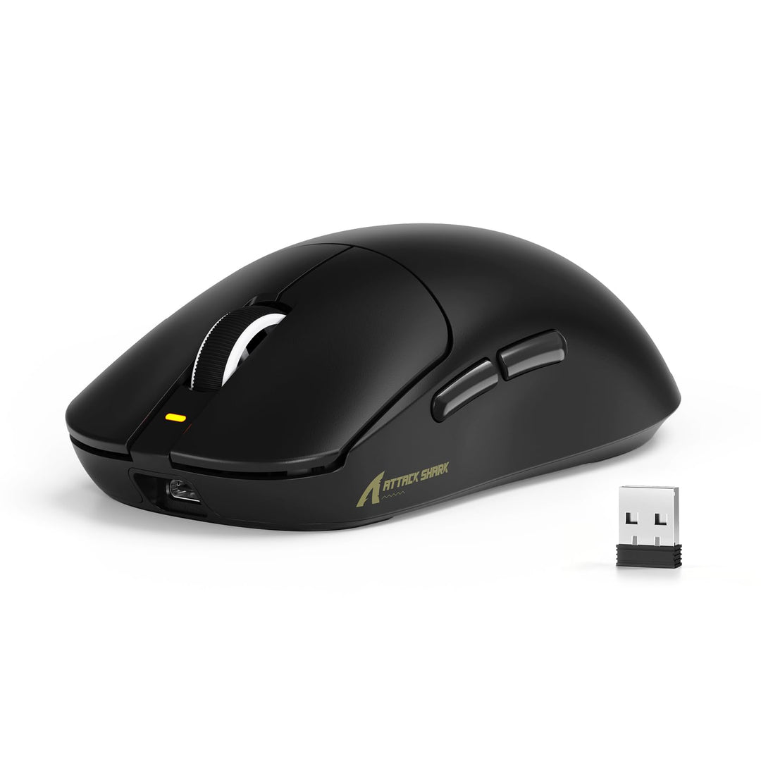 MAMBASNAKE X Attack Shark X8SE 55g ultraleichte kabellose Gaming Maus–bis zu 25000 DPI,PAW3311-Senso