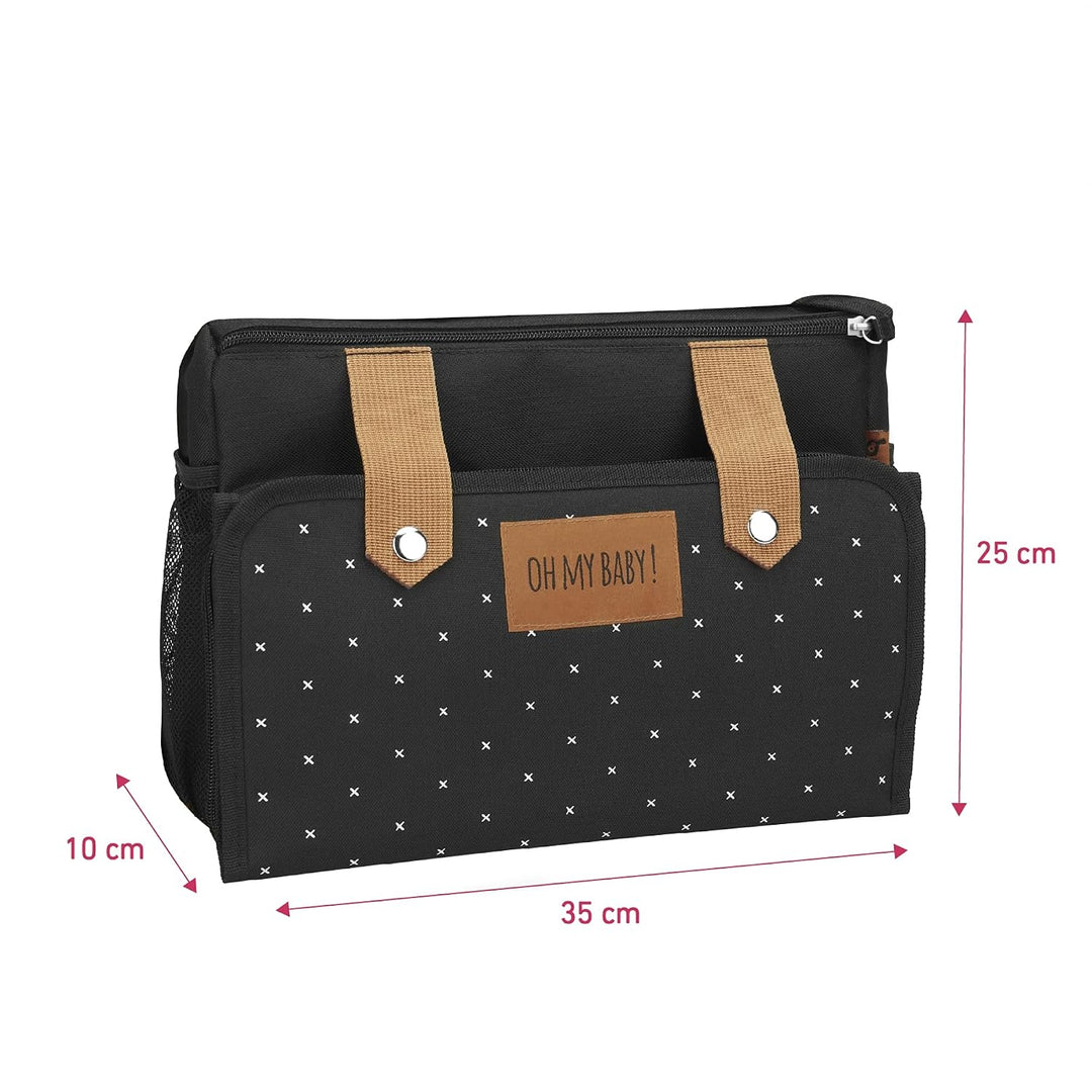 Badabulle Easy Travel Kinderwagen-Organizer, Kinderwagentasche und Buggy Organizer, inkl. Wickelunte