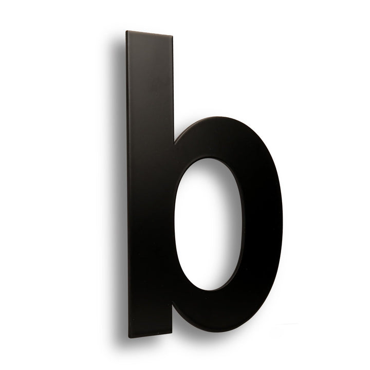 HASWARE 304 Edelstahl Moderne Hausnummer 6 Zoll/15cm Stilvolle Tür Alphabet Plakette für Strasse Hom