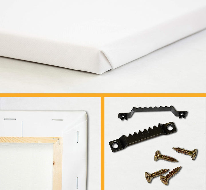 Pixxprint Leckere Schokolade, Format: 100x70 auf Leinwand 1 Stück (1er Pack), 1 Stück (1er Pack)