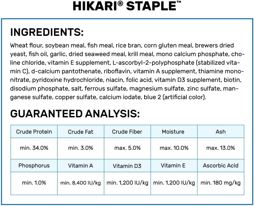 Hikari Staple Medium 5kg Koifutter