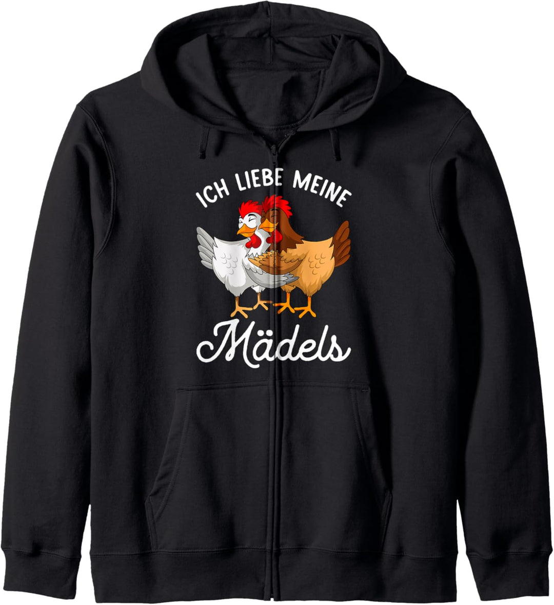 Hühner Ich Liebe Meine Mädels Landwirt Landwirtin Huhn Kapuzenjacke